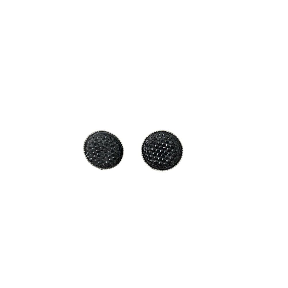 black druzy stud earrings